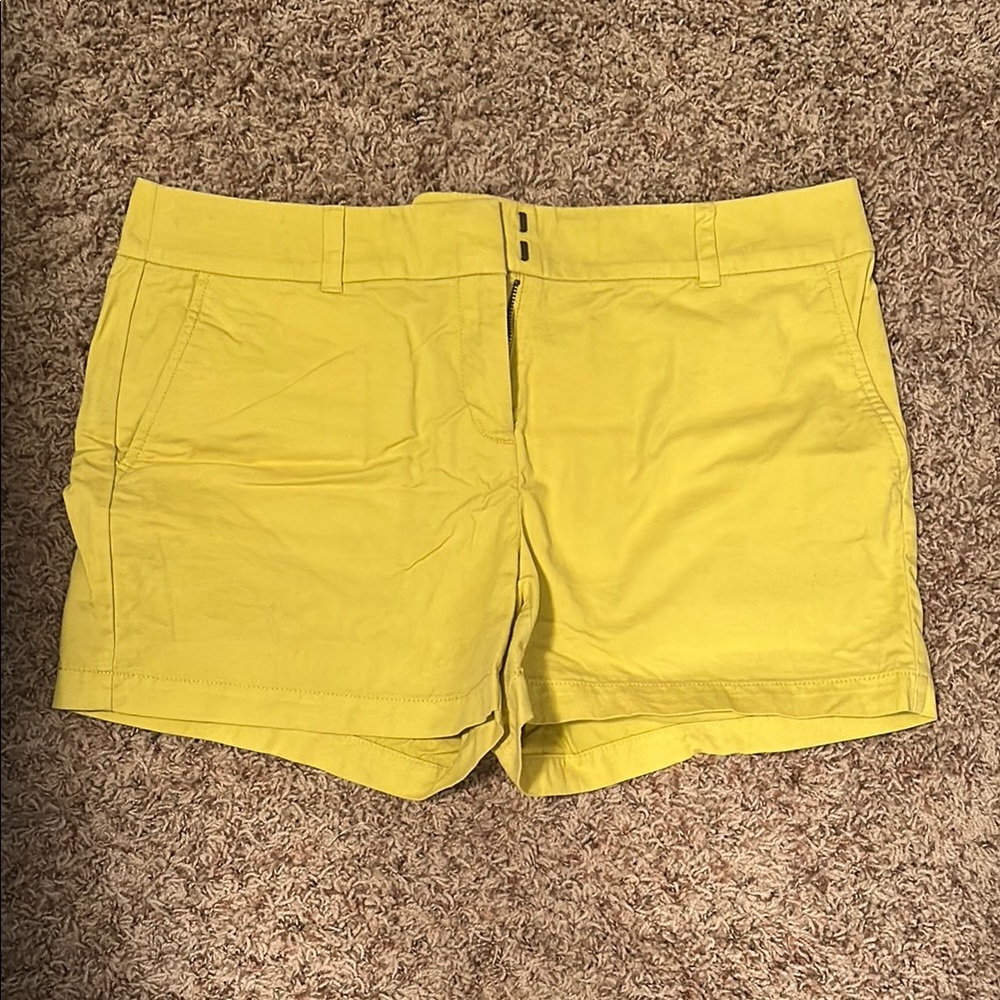 LOFT Women's Yellow Shorts